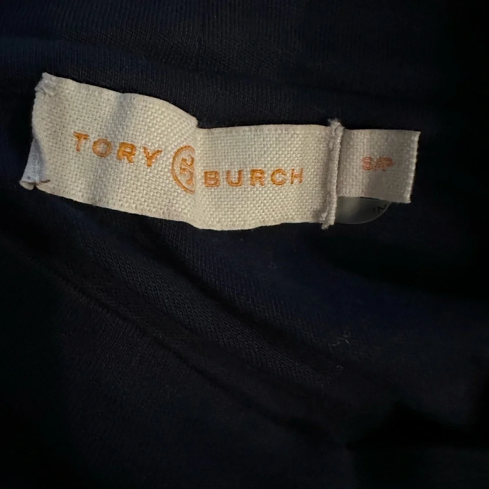 Tory Burch navy midi dress size S